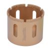 děrovka s diamantovým zrnem 64mm (se závitem 5/8" 18UNF a otvory)