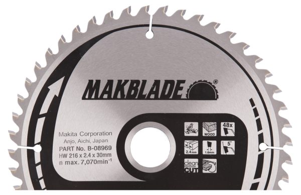 kotouč pilový dřevo MAKBLADE 216x2.4x30mm 48Z = new B-32764