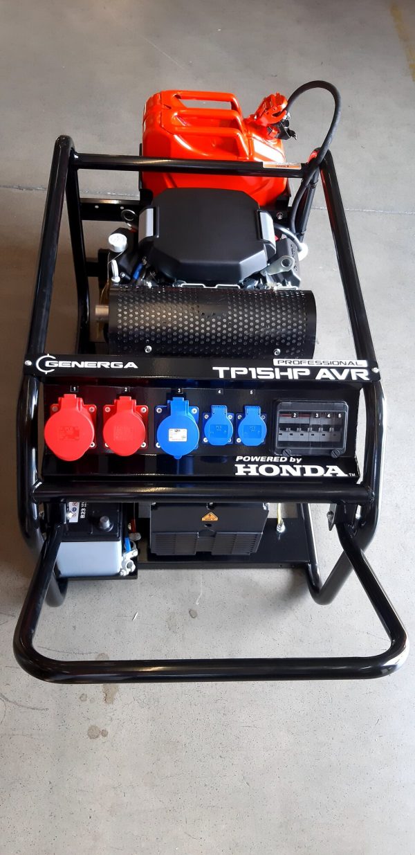 Rámová profesionální elektrocentrála TP 15 HP s podvozkem - Obrázek 2