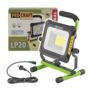 LED reflektor aku/220V Procraft LP20 bez akumulátoru a nabíječky