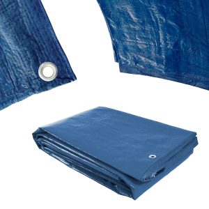 Plachta Procraft BT4x6 50g/m2 nepromokavá s oky 4x6 m modrá