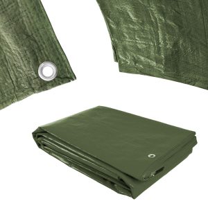 Plachta Procraft GT2x8 120g/m2 nepromokavá s oky 2x8 m zelená
