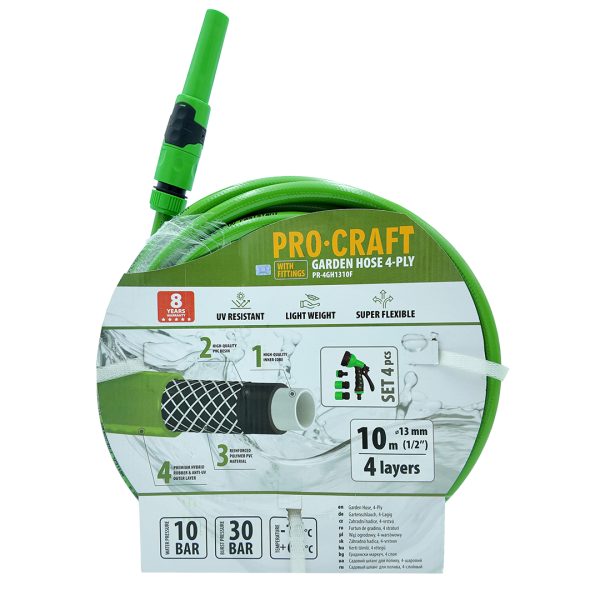 Zelená zahradní hadicí Procraft PR-4GH1310F - Image 3