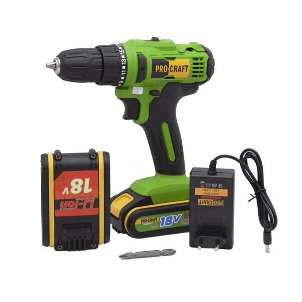 Aku vrtací šroubovák Procraft SPA18С se sadou bitů BS-32 - Image 5