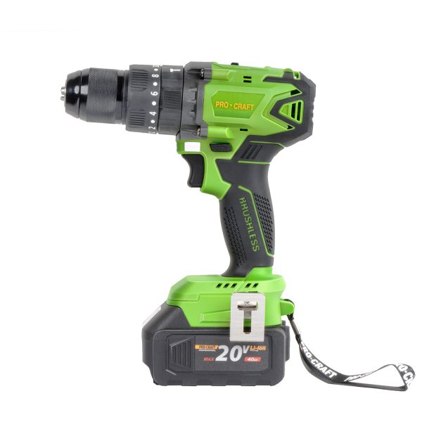 Aku vrtací šroubovák s příklepem Procraft SPA18BL Brushless se sadou bitů DBS-101 - Image 2