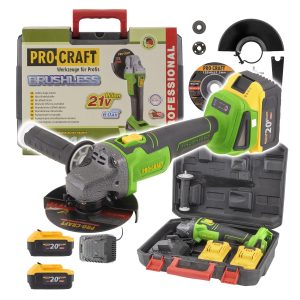 Aku bruska Procraft PWA216
