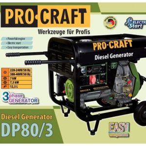 Elektrocentrála naftova Procraft DP80/3