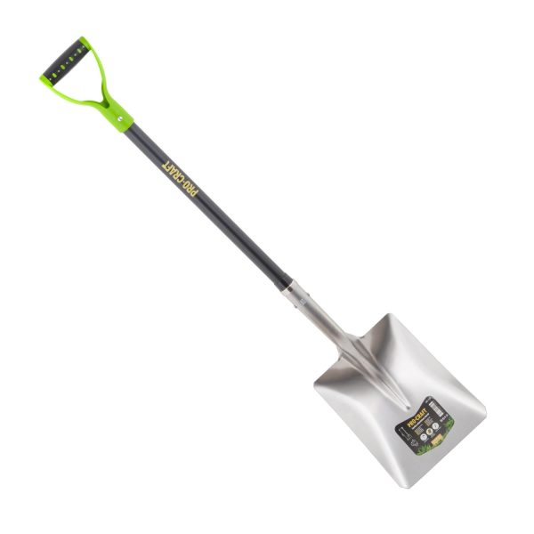 Lopata AL (2mm) rovná 24,5cm se sklolaminátovou násadou 115cm Procraft GAS-1150 - Image 2