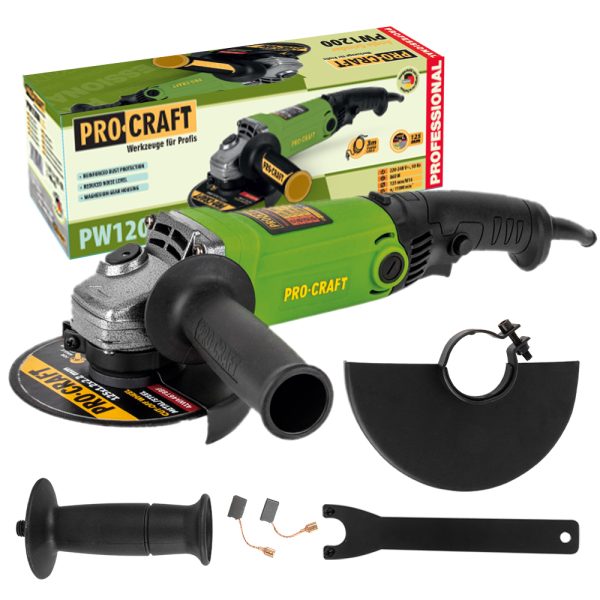 Úhlová bruska Procraft PW1200 (PW860), 125mm