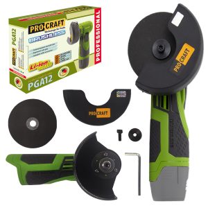 Aku mini úhlová bruska Procraft PGA12 1B