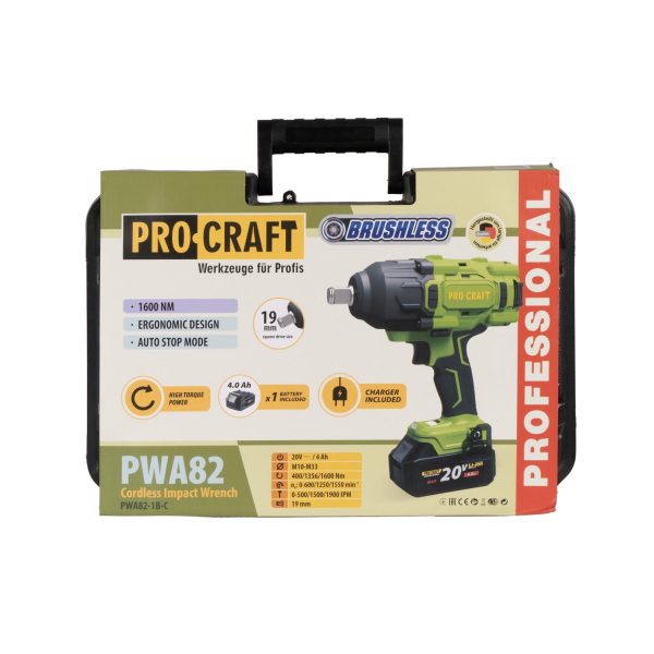 Aku rázový utahovák Procraft PWA82 1b - Image 20