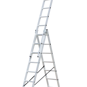 Žebřík hliníkový třídílný 3x6 Procraft PLA3.340