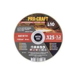Sada řezných kotoučů Procraft CD125x1.2b