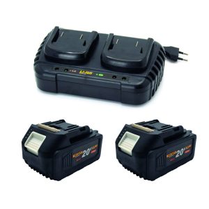 Sada dvě baterie 20V 4Ah Procraft 20/4 a nabíječka na dvě baterie 20/2