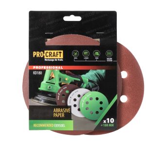 Brusný papír 10 ks.  Procraft КD180.150