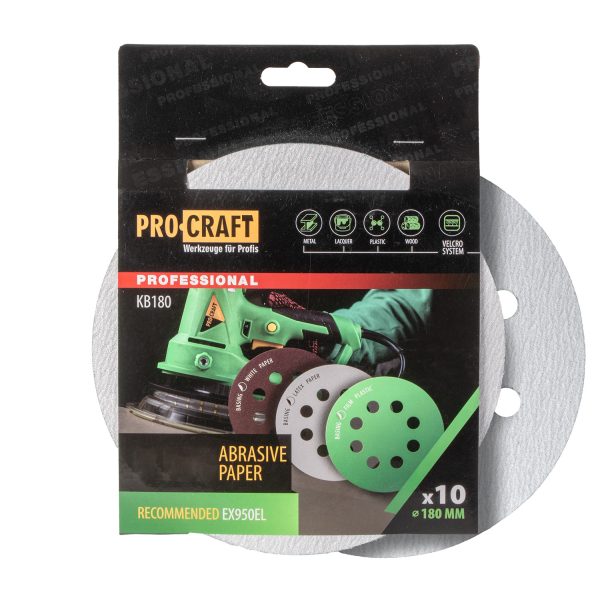 Brusný výsek (papír) 10 ks.  Procraft КB180.40