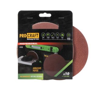 Brusný výsek (papír) 10 ks.  Procraft К150.150