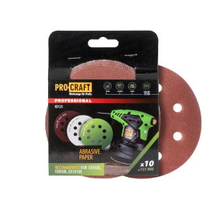 Brusný papír 10 ks.  Procraft КD125.150