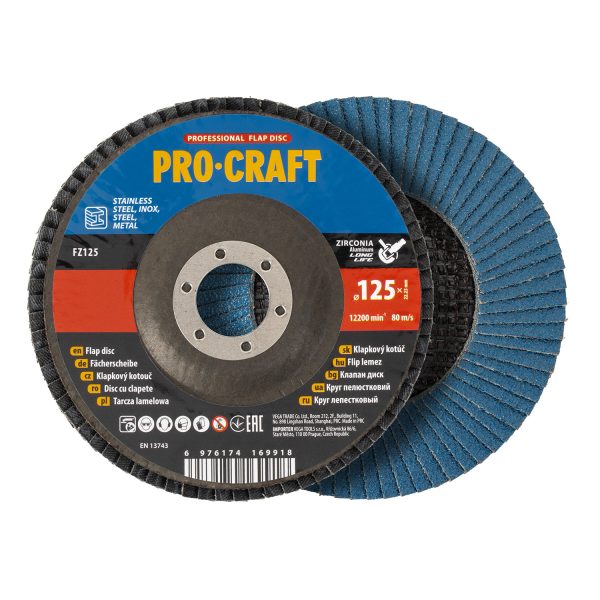 Lamelový kotouč Procraft FZ125P100T29