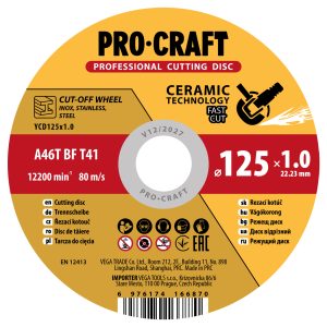 Keramický řezný kotouč Procraft YСD125x1.0