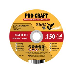 Keramický řezný kotouč Procraft YСD150x1.6