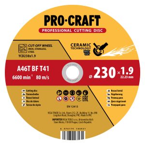 Keramický řezný kotouč Procraft YСD230x1.9