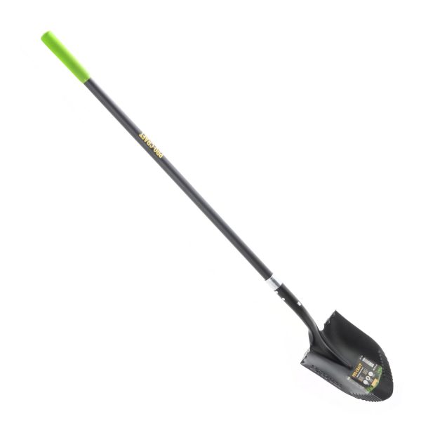 Lopata srdcová kovaná rycí 23cm (nášlapy) se sklolaminátovou násadou 150cm Procraft GRS-1500