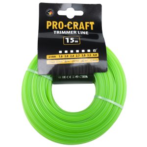 Struna žací (4mm) (15m) hvězda PROCRAFT ZI-4/15