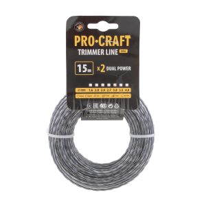 Struna žací (s výstuhou) (3mm) (15m) spirála PROCRAFT SP/J-3/15