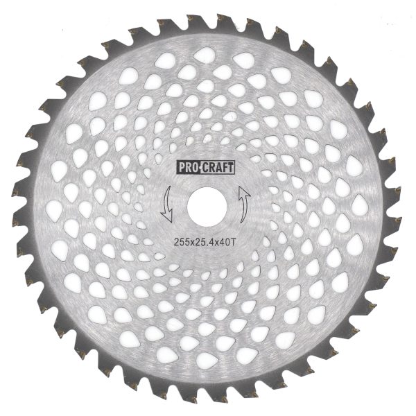 Nůž křovinořezu (kotouč) (D255*25.4) 40T will win PROCRAFT