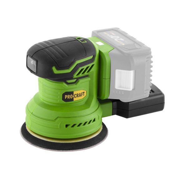 Excentrická aku bruska Procraft PX20BL  (bez baterie a nabíječky) - Image 2
