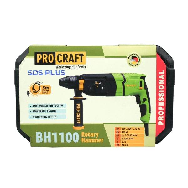 Kombinované vrtací a sekací kladivo Procraft BH1100 - Image 11