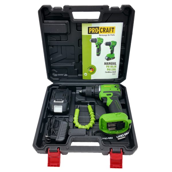 Aku vrtací šroubovák Procraft SPA18LiN Brushless se sadou bitů IBS-41 - Image 14