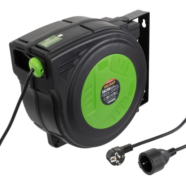 Samonavíjecí prodlužovací kabel, buben Procraft EK15N - Image 3