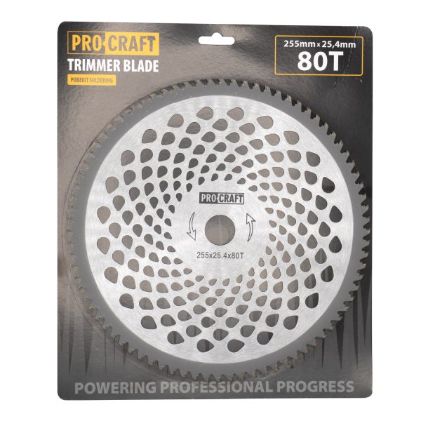 Nůž křovinořezu (kotouč) (D255*25.4) 80T will win PROCRAFT - Image 4