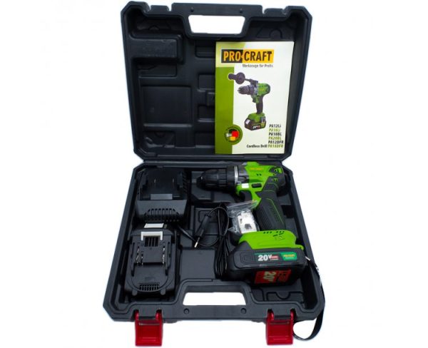 Aku vrtací šroubovák Procraft SPA20BL1B se sadou bitů BS-32 - Image 9