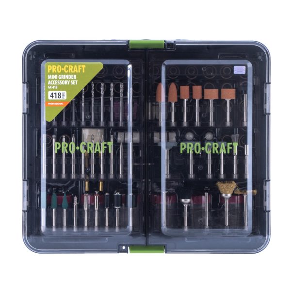Sada nástavců na přímou brusku Procraft GK-418 - Image 2
