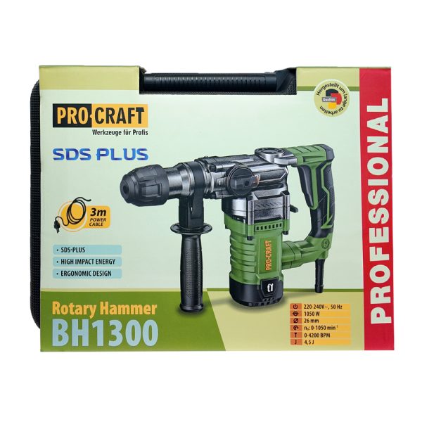 Kombinované vrtací a sekací kladivo Procraft BH1300 - Obrázek 2