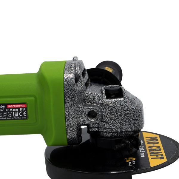Bruska úhlová Procraft PW1050 + rychloupínací matice, 10x řezný kotouč, 2x lamelový kotouč - Image 23