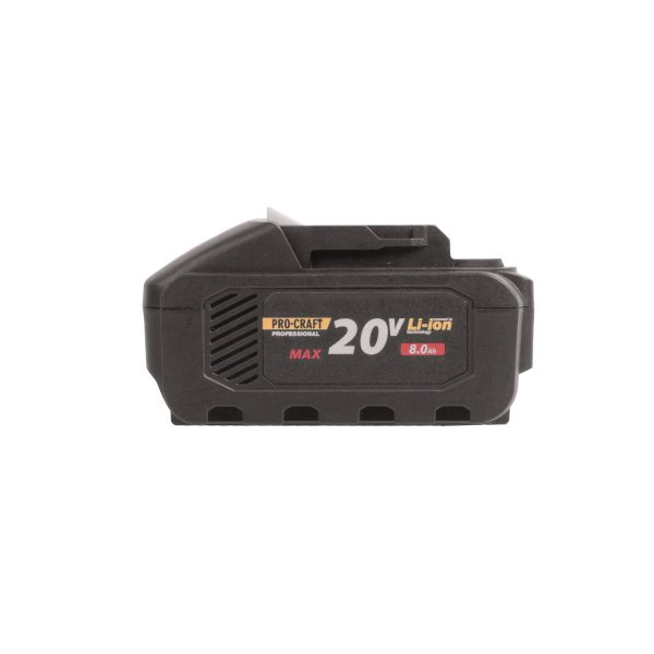Baterie akumulátorová 20V Li-ion, 8000mAh Procraft 20/8 - Image 3