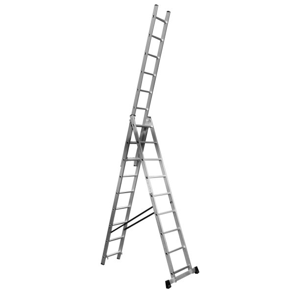 Žebřík hliníkový třídílný 3x9 Procraft  PLA3.592 - Image 3