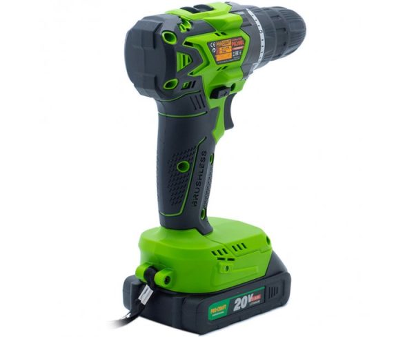 Aku vrtací šroubovák Procraft SPA20BL1B se sadou bitů BS-32 - Image 6