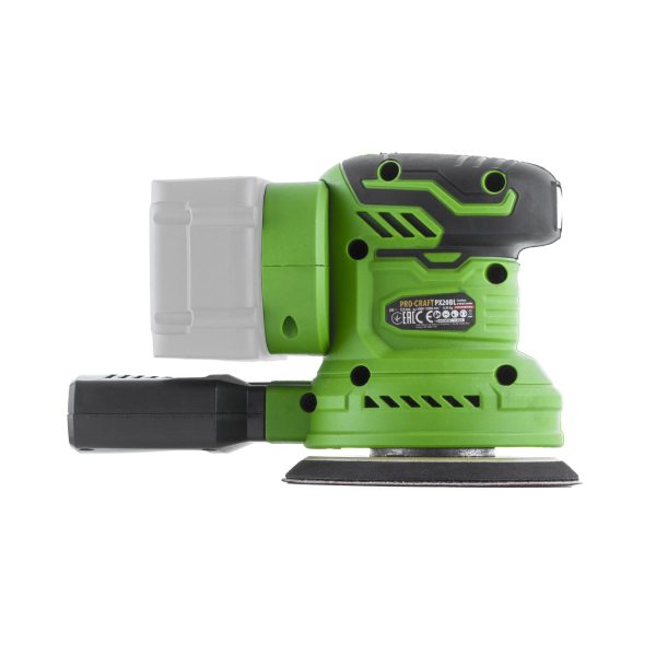 Excentrická aku bruska Procraft PX20BL  (bez baterie a nabíječky) - Image 6