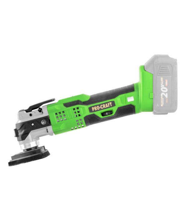 Aku multifunkční oscilační bruska PMT20bb Procraft (bez baterie a nabíječky) - Image 4