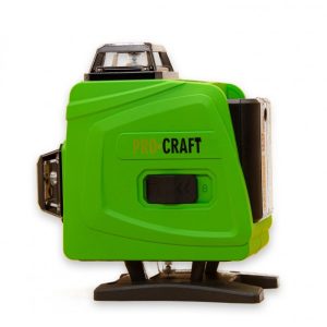 Laser zelený liniový, křížový samonivelační Procraft LE-4G