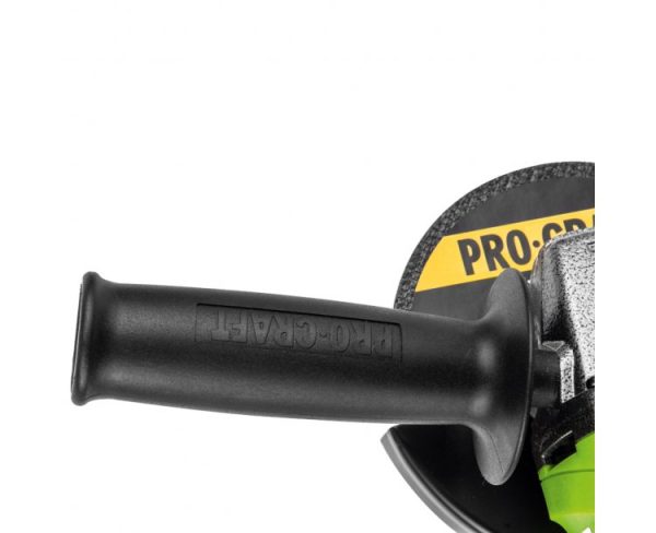 Bruska úhlová Procraft PW1200E + 10x řezný kotouč CD125x1.0b v kovovém boxu - Image 6