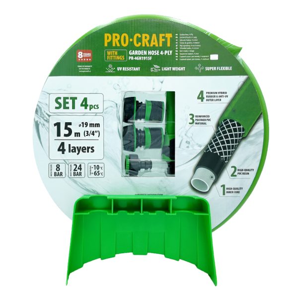 Zelená zahradní hadicí Procraft PR-4GH1915F - Image 2