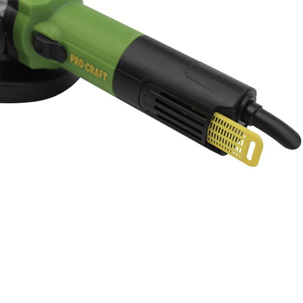 Bruska úhlová Procraft PW750 + rychloupínací matice RM14, 10x řezný kotouč CD125x1.0b v kovovém boxu - Image 5