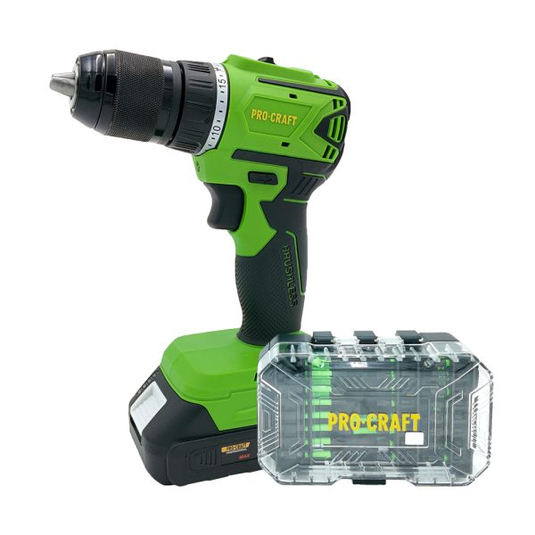 Aku vrtací šroubovák Procraft SPA18LiN Brushless se sadou bitů IBS-41 - Image 12