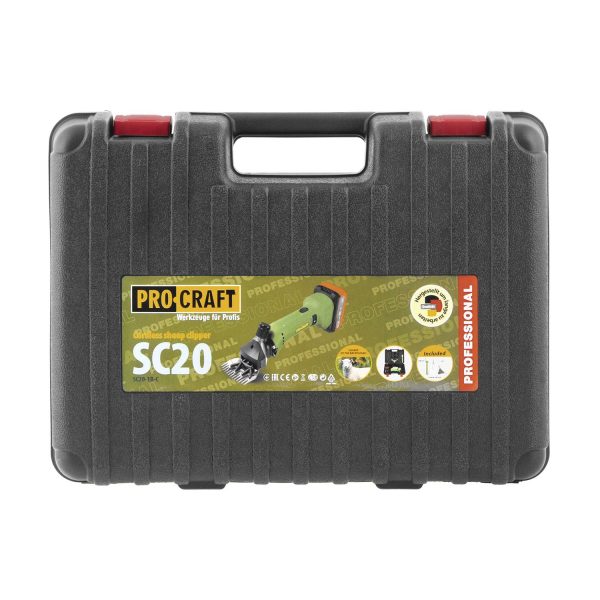 Aku strojek pro stříhání ovcí Procraft SC20 - Image 13